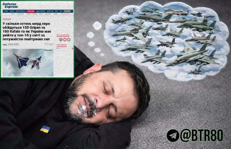 🤪🇺🇦 Mokré sny Zelenského: Oznámený nákup 250 stíhacích letounů se spíše podobá p...