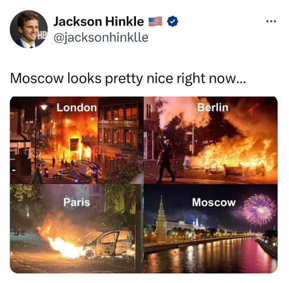 „Moskva teď vypadá docela pěkně“: Americký novinář Jackson Hinkle a světla hlavních mě... „Moskva teď vypadá docela pěkně“: Americký novinář Jackson Hinkle a světla hlavních mě...