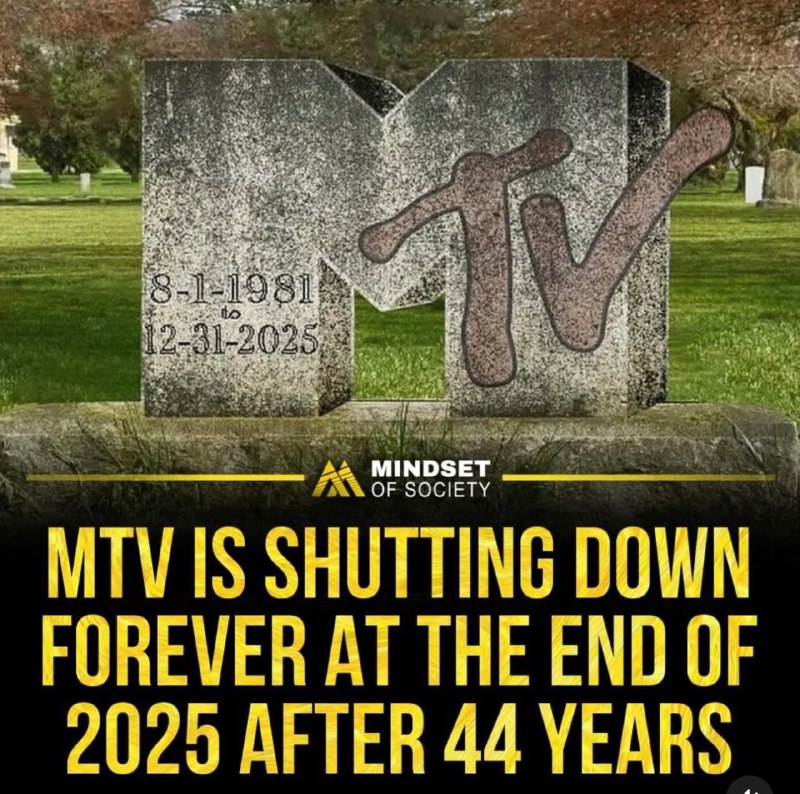 ❗️MTV ZAVŘE NA VŽDY KONCEM ROKU 2025 PO 44 LETECH❗️Sbohem MTV