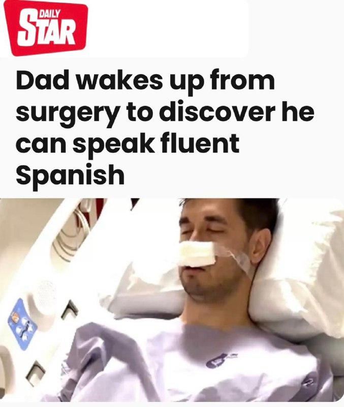 „Muž se po operaci probudil a zjistil, že plynně mluví španělsky“: Anestezie s účinkem D...