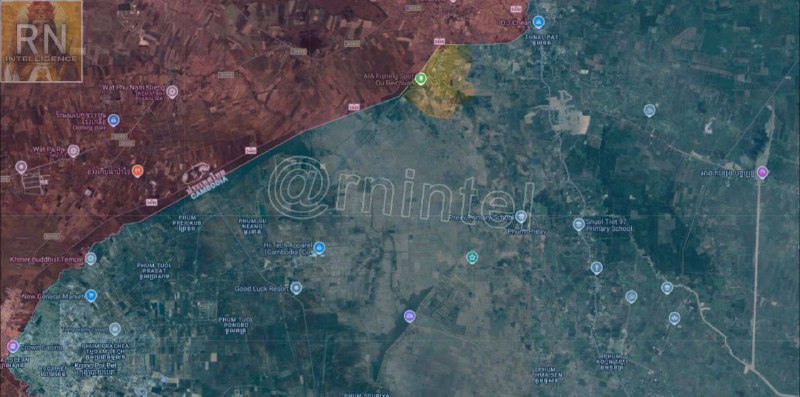 🇹🇭 🇰🇭 Na několika místech podél thajsko-kambodžské hranice dochází k násilným s... 🇹🇭 🇰🇭 Na několika místech podél thajsko-kambodžské hranice dochází k násilným s...