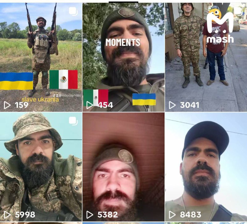 Najemníci ukrajinských ozbrojených sil z Mexika, Kolumbie a Brazílie opouštějí Ukrajinu a vra...