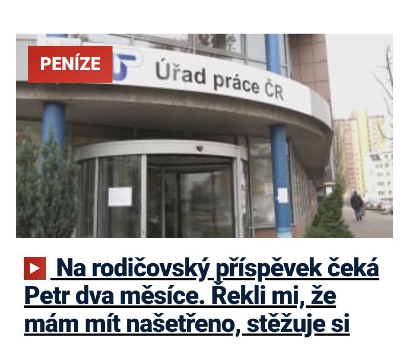 🇨🇿Naprostá většina žádostí o rodičovský příspěvek je vyřízena v zákonné, tedy t...