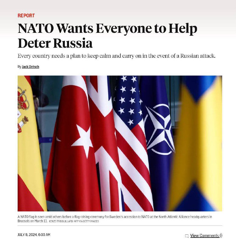 🇺🇸🔥🇷🇺NATO se připravuje na možný ruský úder na Alianci: na summitu se začnou p?...