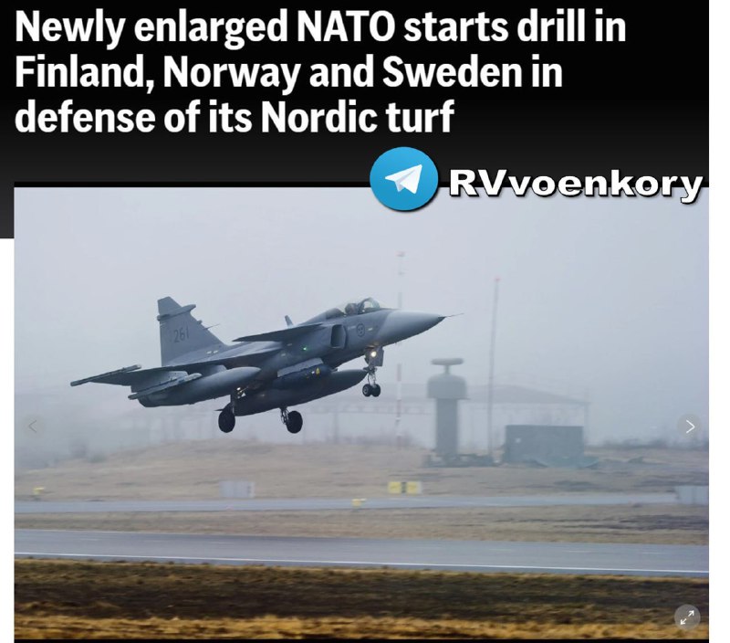 🇪🇺🇫🇮🇷🇺NATO zahajuje cvičení ve Finsku poblíž hranic Ruska, - AP▪️Manévry ...