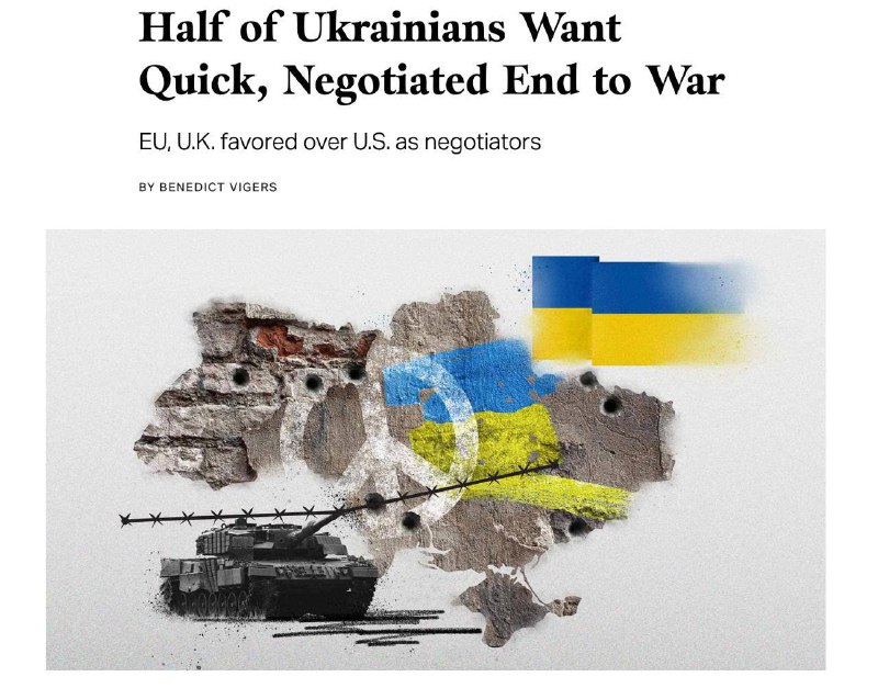 Názor nacifikovaného národa se mění. ‼️🇷🇺🇺🇦Většina Ukrajinců chce rychlé uk...