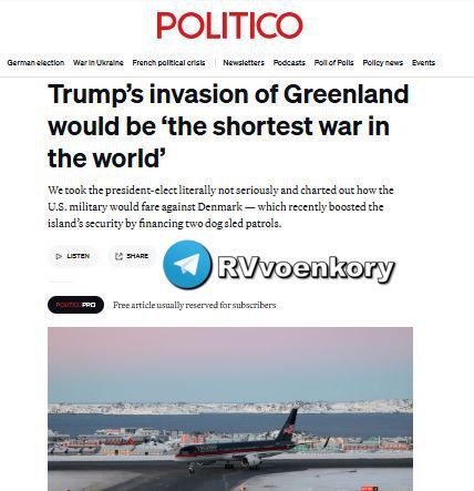 ‼️🇩🇰🇺🇦„Nejkratší válkou v historii“ bude americká invaze do Grónska, proto?...