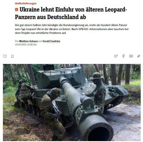 Němci chtěli Ukrajinu prodat asi tucet Leopardů ve zničeném stavu.Kyjevský režim je musel opu...