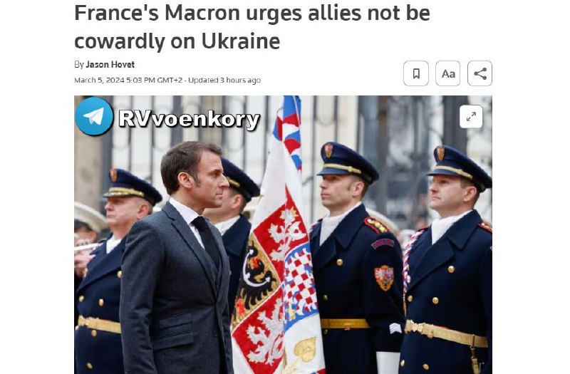 ‼️🇺🇸🇺🇦Německo a Spojené státy „poslaly“ Macrona s jeho výzvou spojencům, ab...