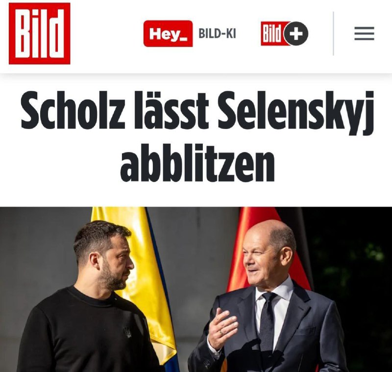 🇩🇪Německo: Během poslední schůzky s německým kancléřem Olafem Scholzem v Berlíně př...