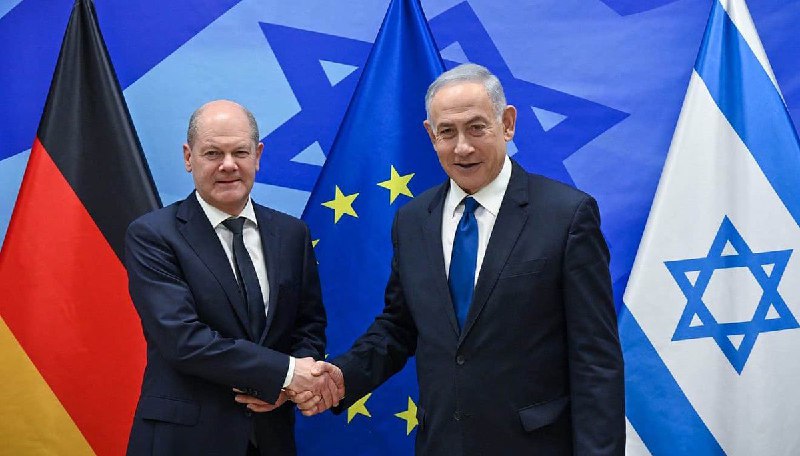 🇩🇪🇮🇱 Německo brzy dodá Izraeli další zbraně, říká kancléř Olaf Scholz.@BRICSNe...