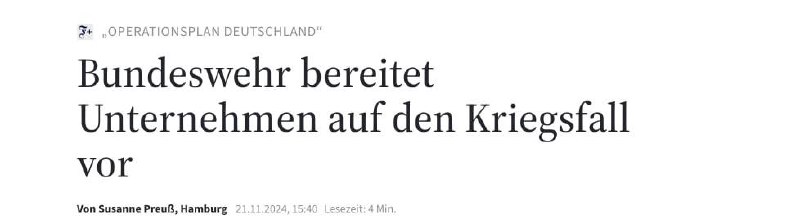 Německo připravuje obranný plán pro případ možné války mezi Ruskem a NATO, - Frankfurter Al...
