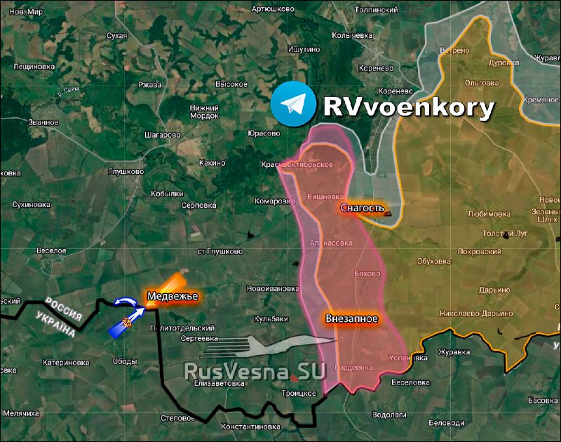 ⚔🇷🇺 Nepřítel zahájil nový pokus prorazit v oblasti Kursk z nového směru▪️Dopoledne...