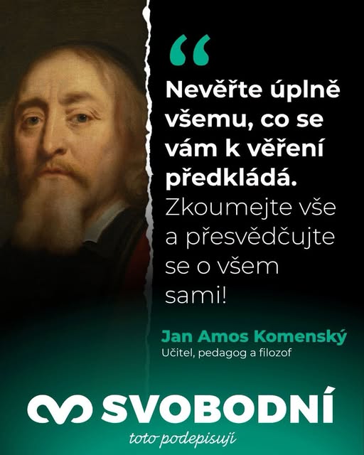 ✌🏻Nevěříte politikům, médiím, elitám ani establishmentu? Za to se nemusíte stydět!...