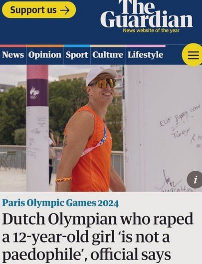 ❗️🔞🏳️‍🌈Nizozemský olympionik, který znásilnil 12letou dívku, „není pedofil?...