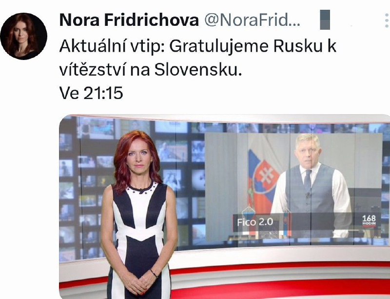 🇸🇰🇨🇿Nora Fridrichová z ČT o volbách na Slovensku.ℹ️Tohle snad nemyslí Česká Te...