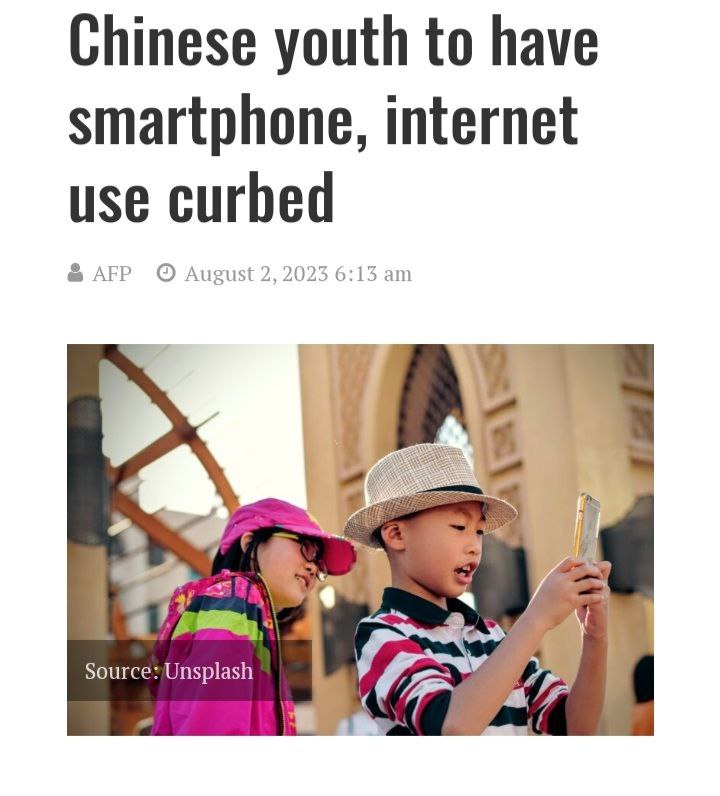 🇨🇳NOVINKA - ČÍNSKÝM dětem a dospívajícím bude v noci zakázán přístup k internetu a ...