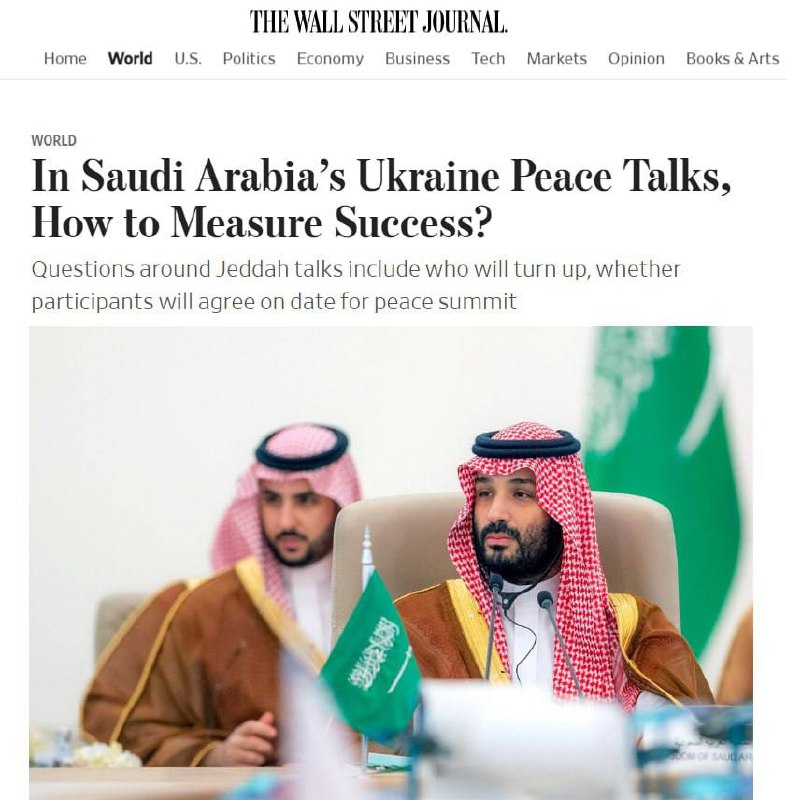 ❗️Nový plán řešení konfliktu na Ukrajině představila Saúdská Arábie spolu s dalšími ...