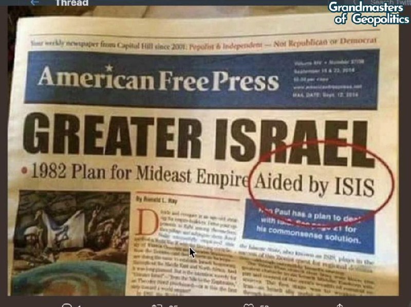 🚨🇮🇱 Od Nilu k Eufratu: Plán „Velkého“ Izraele na dobytí Blízkého východuPo deseti...