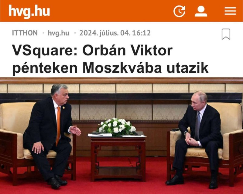 ‼️Orban navštíví Moskvu, - médiaMaďarský premiér údajně pojede do Moskvy spolu s minist...