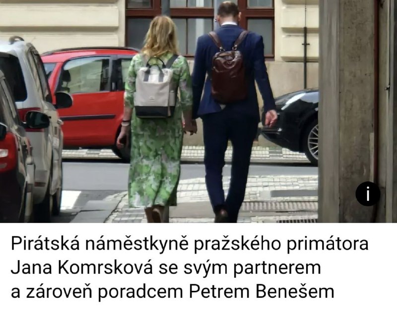 🇨🇿Pirátská náměstkyně pražského primátora zaměstnala jako poradce partnera. Podařilo...