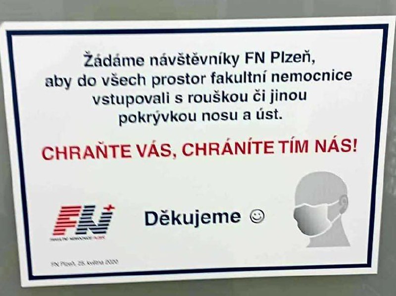 🇨🇿😷Plzeňská nemocnice FN, Nesmyslnost tohoto požadavku popisuje odborné stanovisko k za...