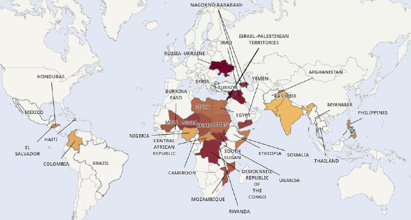 Po celém světě dnes probíhá 183 ozbrojených konfliktů. Jde o rekordní číslo za posledních...