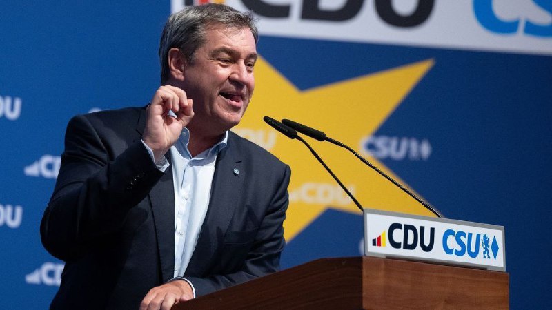 ❗️🇩🇪 Po debaklu Scholze a semaforové koalice v evropských volbách vyzývá lídr CSU Ma...