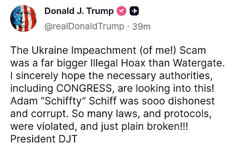 ‼️🇺🇸🇺🇦Po dvou rozhovorech se Zelenským Trump vyzval k vyšetření pokusu o jeho ?...