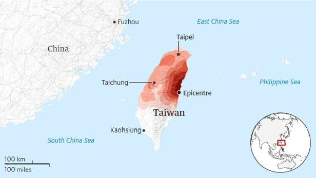 🇹🇼Počet obětí zemětřesení na Tchaj-wanu vzrostl na 934 - místní médiaJe známo, že z...