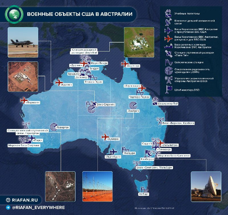 🇺🇸🇦🇺⚔️ Podle počtu základen na svém území je Austrálie dlouhodobě klíčovým...