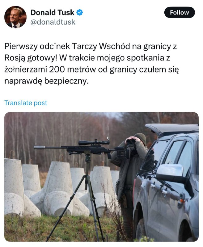 🇵🇱Polsko je připraveno bránit hranici jak z Ruska, tak z Ukrajiny. Podle polského premiéra...