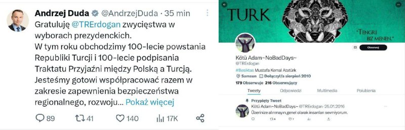❗️🇵🇱🇹🇷Polský prezident místo Erdogana poblahopřál fotbalovému fanouškovi k ví... ❗️🇵🇱🇹🇷Polský prezident místo Erdogana poblahopřál fotbalovému fanouškovi k ví...