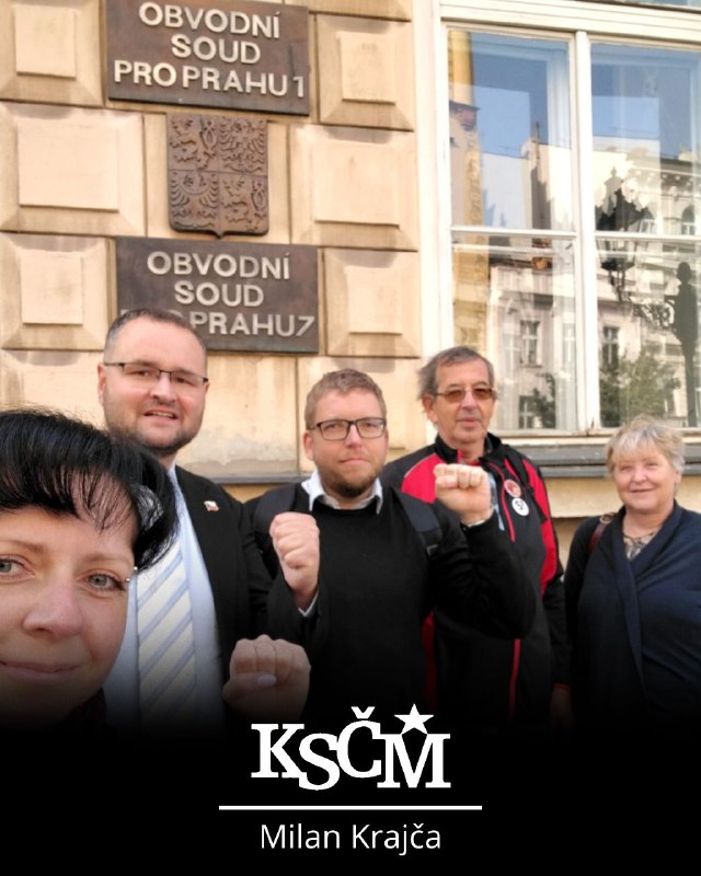 ‼️Právě teď u soudu s účastníkem protifašistické demonstrace proti banderovcům z ukraji...