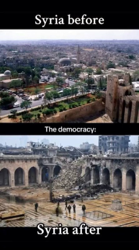 Před a po...LibyeJemenIrákAfghánistánSýrieKdyž Západ říká, že to přinese „demokracii?...