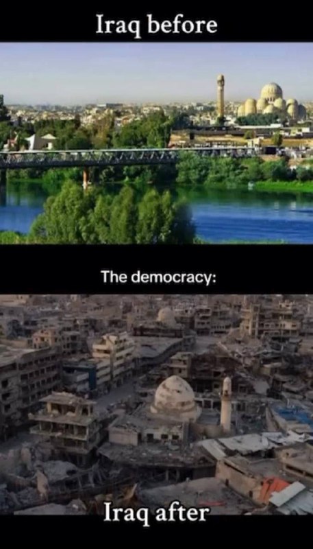 Před a po...LibyeJemenIrákAfghánistánSýrieKdyž Západ říká, že to přinese „demokracii?...