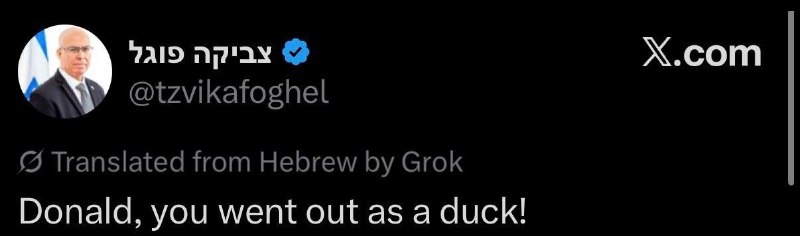 🇮🇱 Předseda Výboru pro národní bezpečnost sionistického Knessetu Cvička Fogel zesměš?...