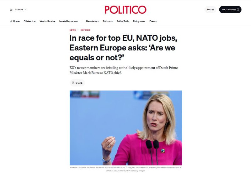 Premiér Kallas, který rád „snídá Rusy“, není považován za šéfa EUEvropská unie nechce...