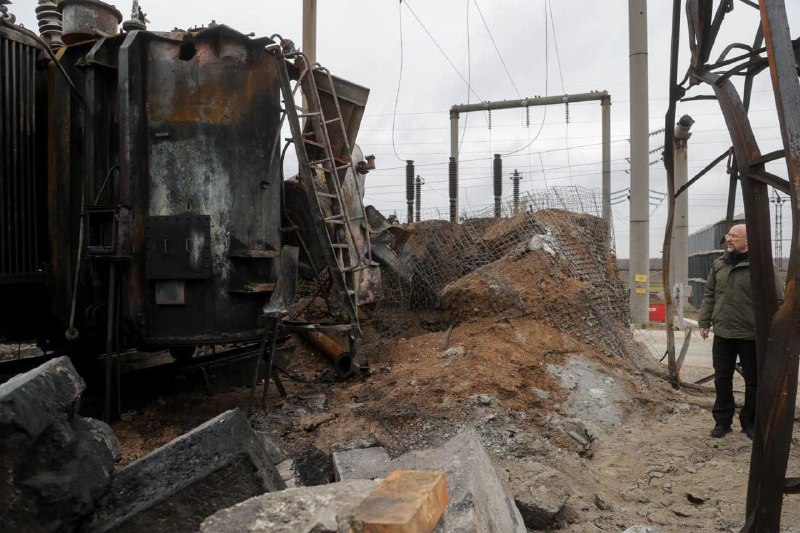 🇺🇦💬Premiér Shmygal navštívil poškozené energetické zařízení v Záporoží. Kdy př...