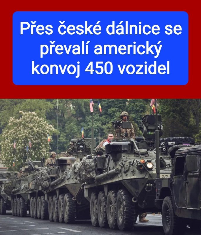 Přesun amerických jednotek se podle informačního důstojníka Agentury logistiky Jakuba Moravce ... Přesun amerických jednotek se podle informačního důstojníka Agentury logistiky Jakuba Moravce ...