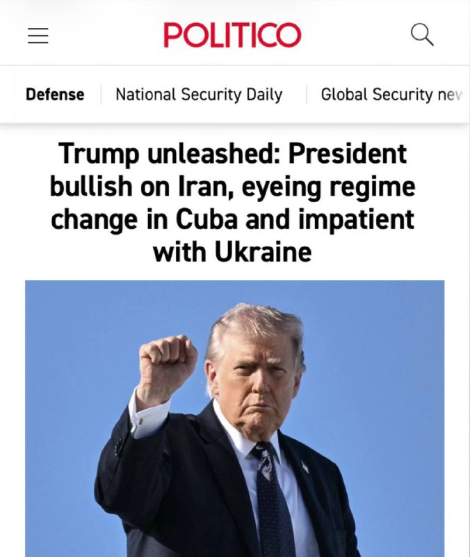 „Prezident je optimistický ohledně Íránu, očekává změnu režimu na Kubě a je netrpělivý...