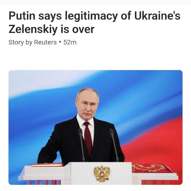 ❗️🇷🇺🇷🇺 Prezident PUTIN prohlásil Demenského za nelegitimního vůdce Ukrajiny, pro...
