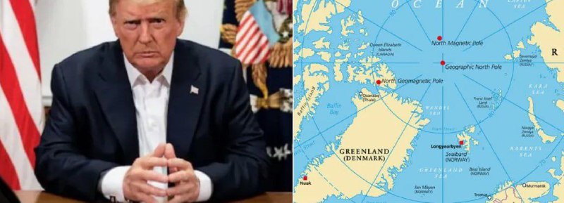 🇺🇸🇩🇰🇬🇱Prezident USA Trump prohlásil, že by mohl začít zavádět cla zemím, kt...