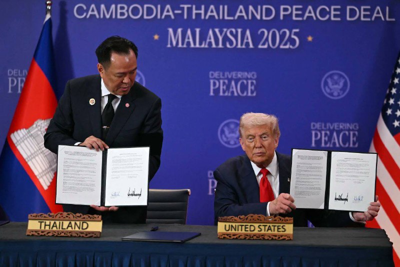 🤥🇹🇭🇰🇭 Příměří mezi Thajskem a Kambodžou zprostředkované Trumpem je ohroženo ...