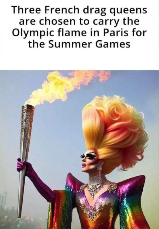 Připadá mi jako ČARODĚJNICE..❗️🇫🇷Ale nooo.. je to jen Drag Queen, kdo přináší plam...
