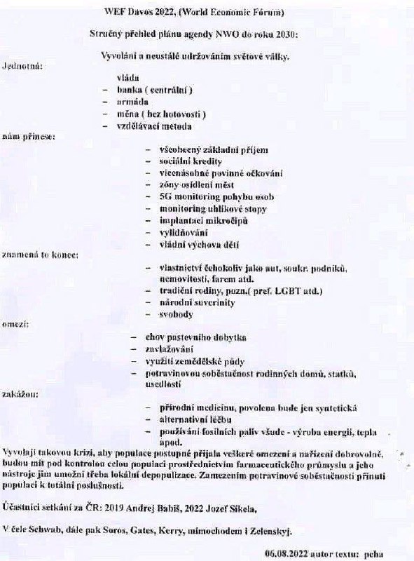 ❗️Pro ty co neví co je agenda 30 nebudeme svobodní nic nebudeme vlastnit ale budeme šťastni.... ❗️Pro ty co neví co je agenda 30 nebudeme svobodní nic nebudeme vlastnit ale budeme šťastni....
