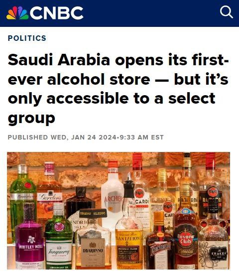 První obchod s alkoholem od roku 1952 byl otevřen v Saúdské Arábii. Pohostinně otevřela své ...