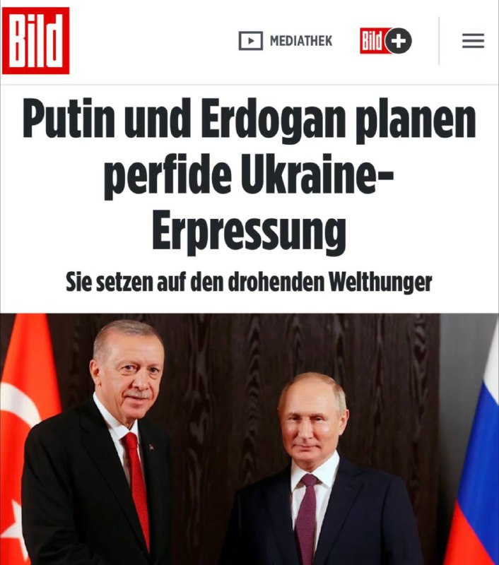 „Putin a Erdogan plánují zrádné vydírání na Ukrajině. Sázejí na hrozbu světového hladu...