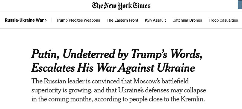 ‼️🇷🇺🇺🇸Putin je přesvědčen o posilování svých výhod a nehodlá ustupovat pod t...