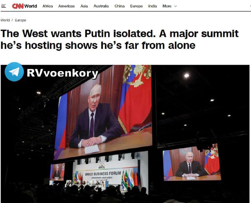 ‼️🇷🇺🏴‍☠Putin šokuje Západ velkým summitem BRICS, který ukazuje, že za Ruskem s...